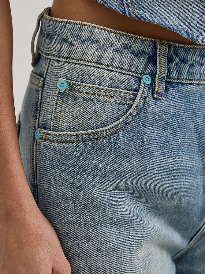 Women's Lee® x Ruohan Wang Regular Straight Distressed Jean - Image 6