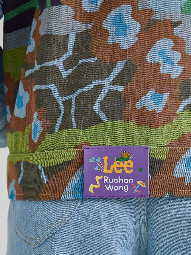 Women's Lee® x Ruohan Wang Rose Garden Print Denim Rider™ Jacket - Image 7