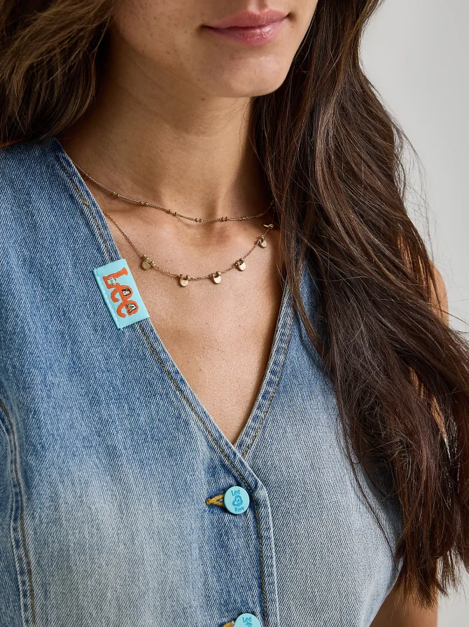 Women's Lee® x Ruohan Wang Denim Vest - Image 7