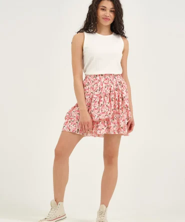 Women's Short Ruffle Layered Skirt