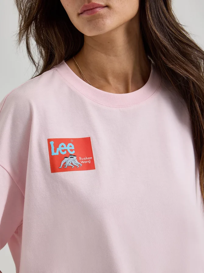 Women's Lee® x Ruohan Wang Oversized Graphic Tee - Image 6