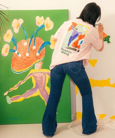 Women's Lee® x Ruohan Wang Oversized Graphic Tee