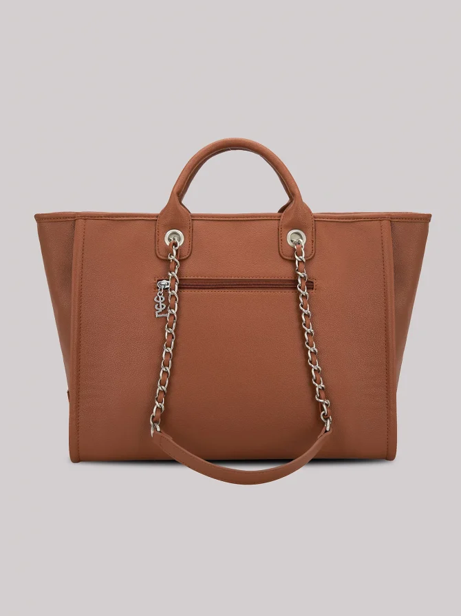Women's Embossed Logo Tote - Image 2
