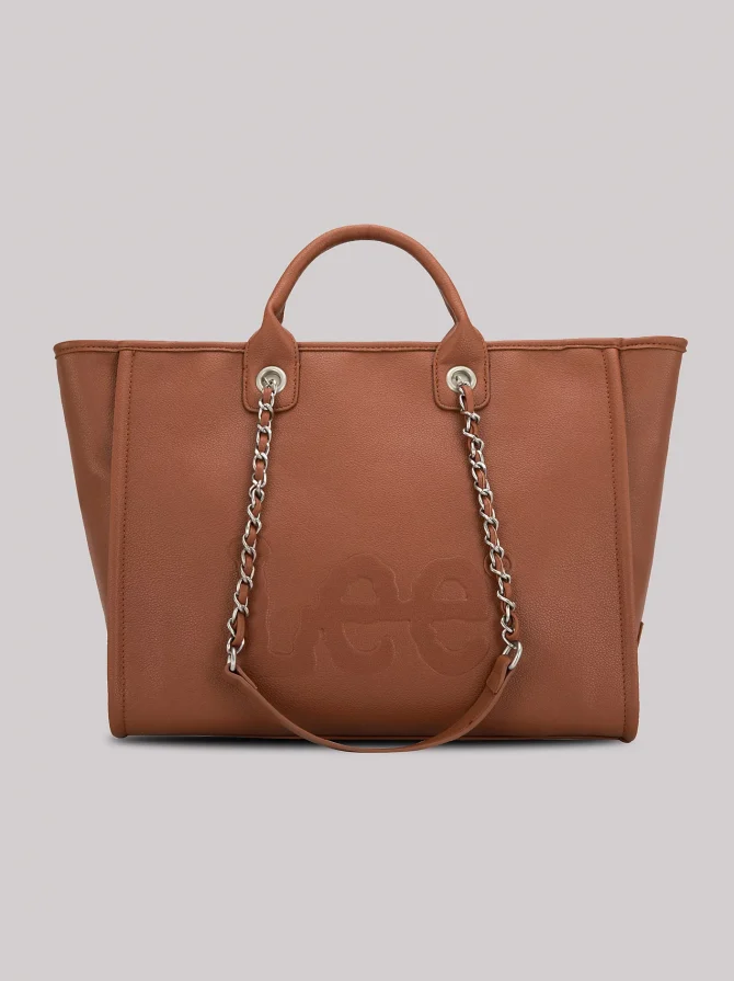 Women's Embossed Logo Tote