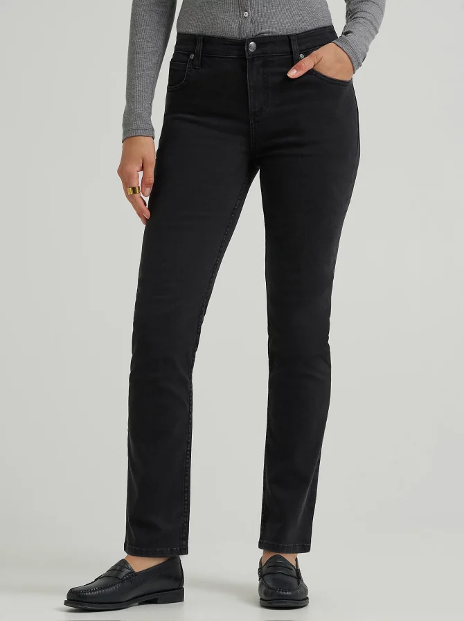 Women's Legendary High Rise Slim Straight Jean - Image 2