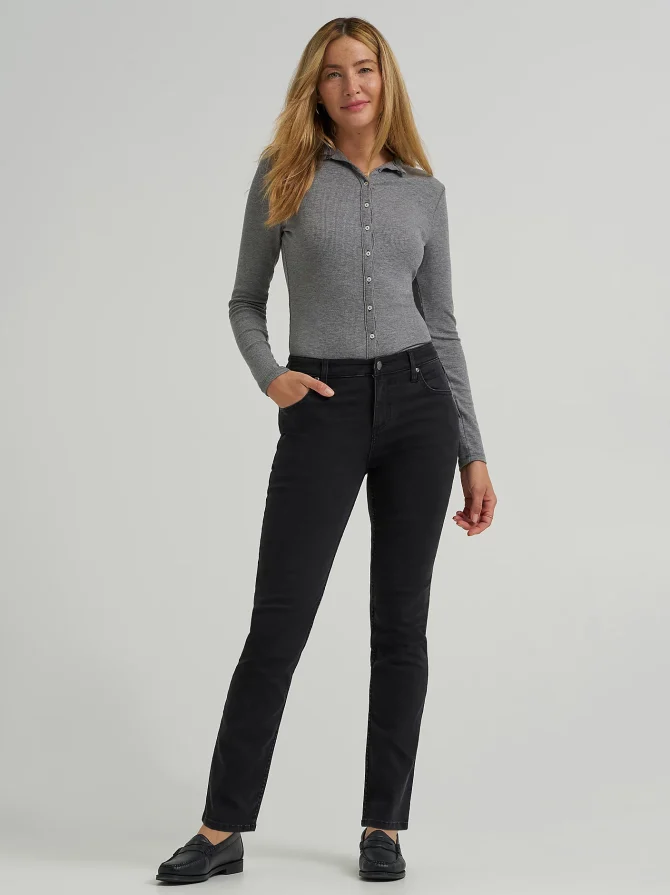 Women's Legendary High Rise Slim Straight Jean