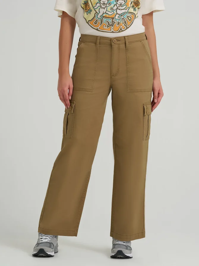Women's Loose Straight Cargo Pant - Image 2