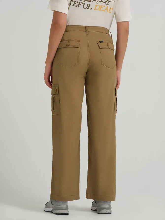 Women's Loose Straight Cargo Pant - Image 3