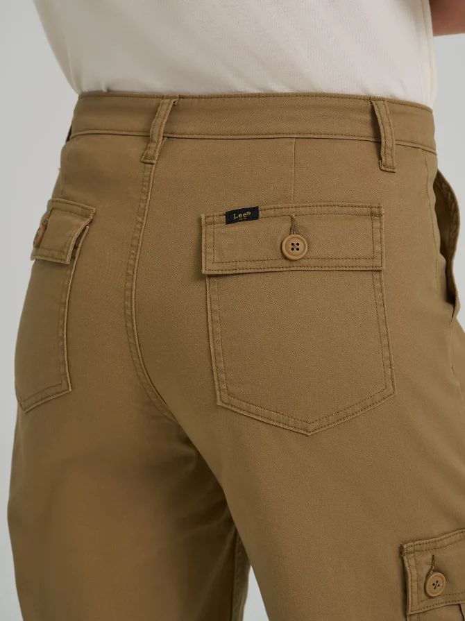 Women's Loose Straight Cargo Pant - Image 5