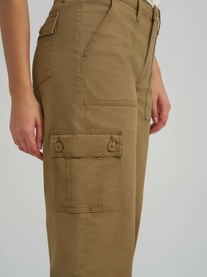 Women's Loose Straight Cargo Pant - Image 6