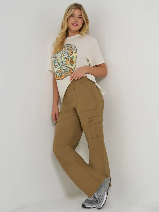 Women's Loose Straight Cargo Pant - Image 7