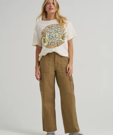 Women's Loose Straight Cargo Pant