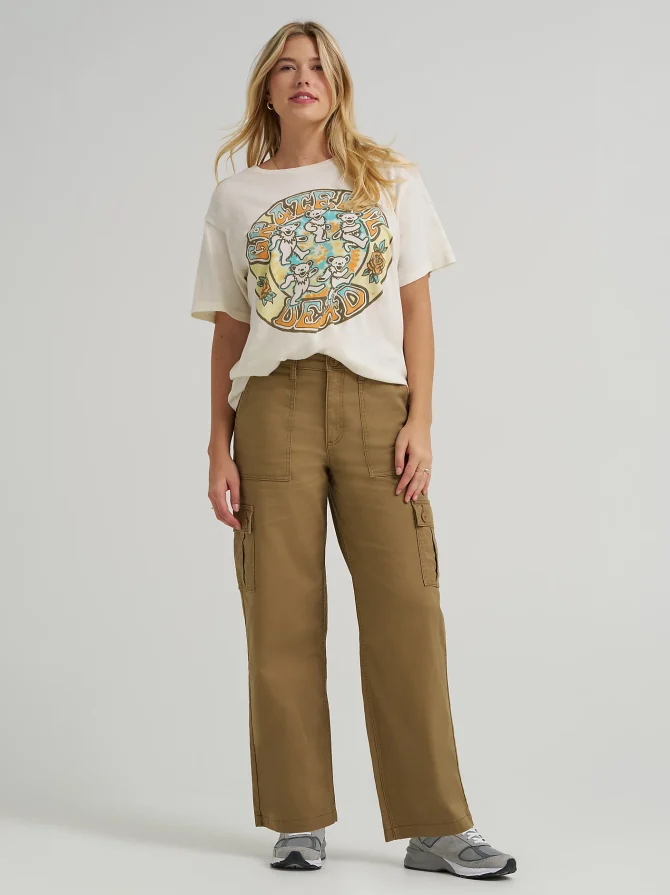 Women's Loose Straight Cargo Pant