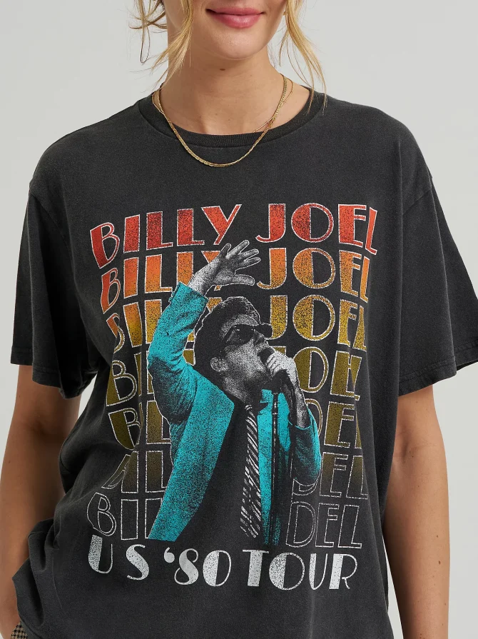 Women's Billy Joel Graphic Tee - Image 3