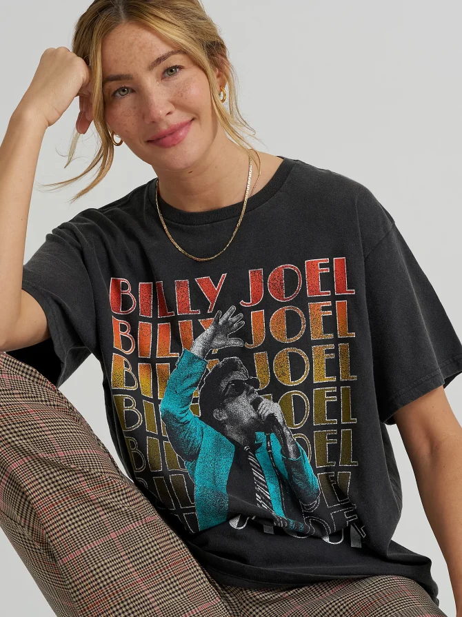 Women's Billy Joel Graphic Tee - Image 6