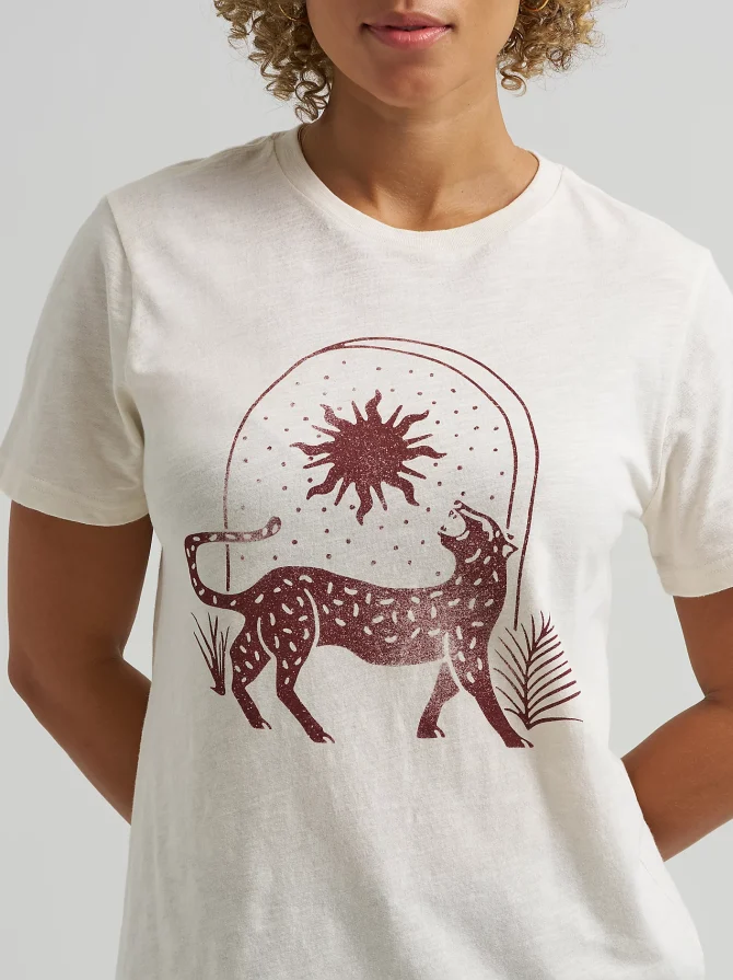 Women's Celestial Tiger Graphic Tee - Image 3
