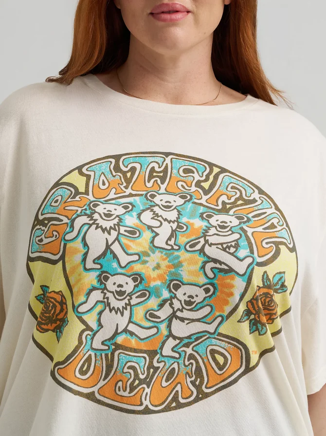 Women's Grateful Dead Graphic Tee (Plus) - Image 3
