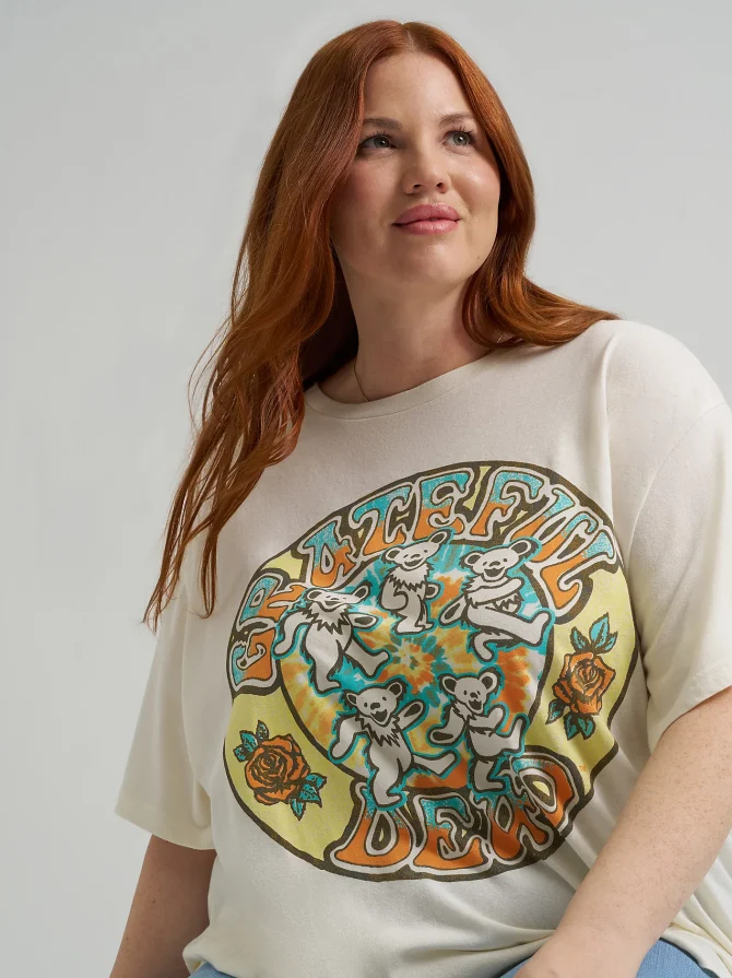 Women's Grateful Dead Graphic Tee (Plus) - Image 5
