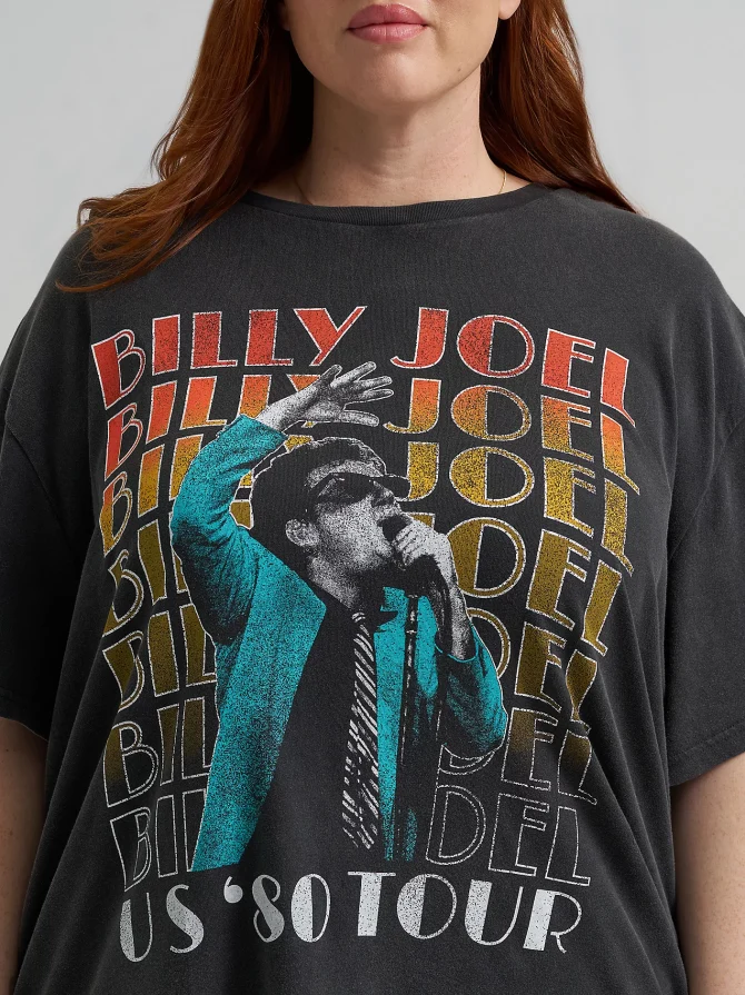 Women's Billy Joel Graphic Tee (Plus) - Image 3