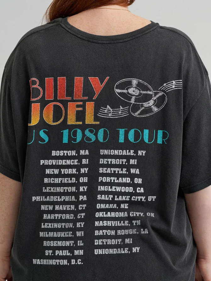 Women's Billy Joel Graphic Tee (Plus) - Image 4