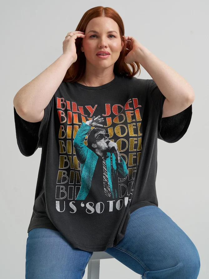 Women's Billy Joel Graphic Tee (Plus) - Image 6