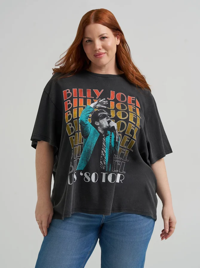 Women's Billy Joel Graphic Tee (Plus)