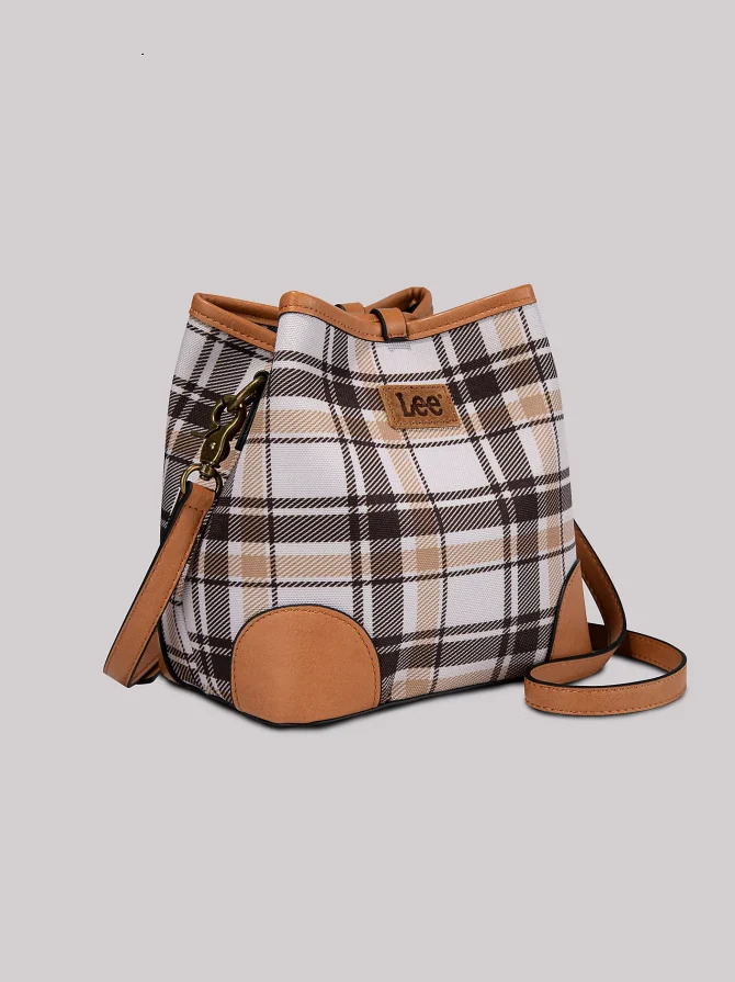 Women's Plaid Logo Handbag - Image 6