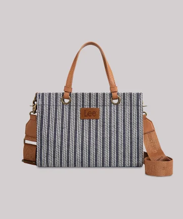 Women's Stripe Logo Handbag