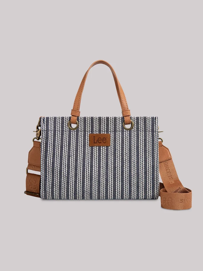 Women's Stripe Logo Handbag