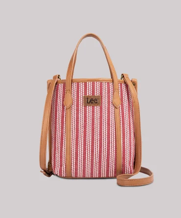 Women's Tall Stripe Logo Handbag