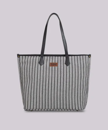 Women's Stripe Logo Tote