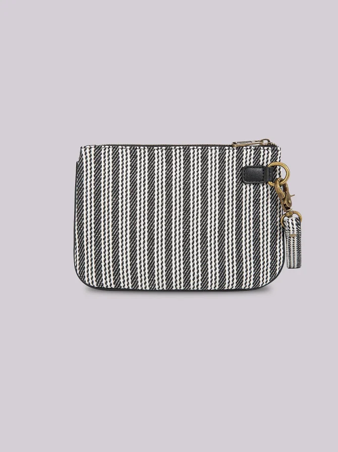 Women's Stripe Logo Wristlet Wallet - Image 3