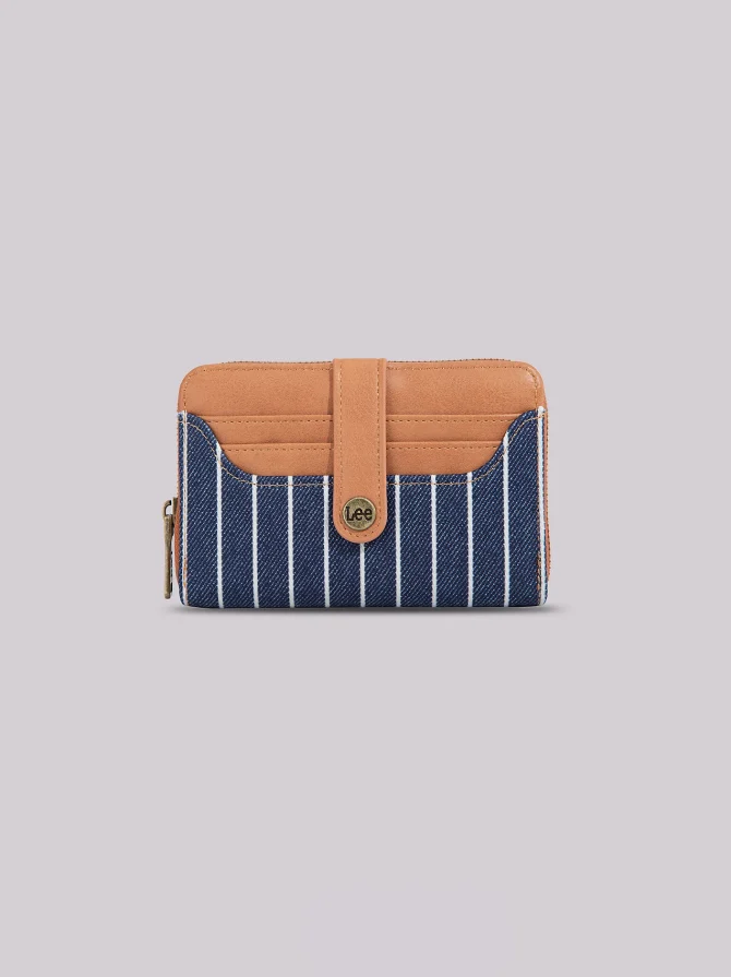 Women's Stripe Logo Card Wallet - Image 2