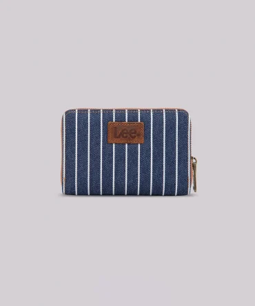 Women's Stripe Logo Card Wallet