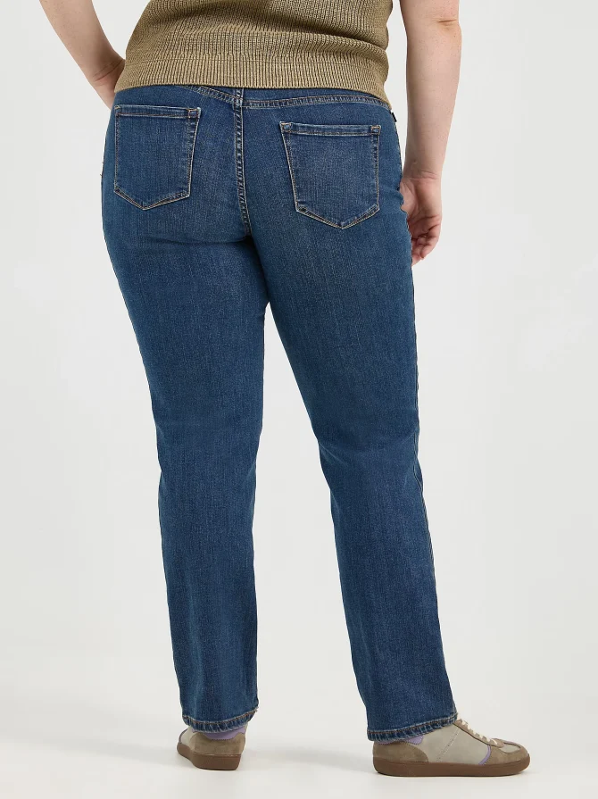 Women's Instantly Slims Relaxed Fit Straight Leg Jean (Plus) - Image 3