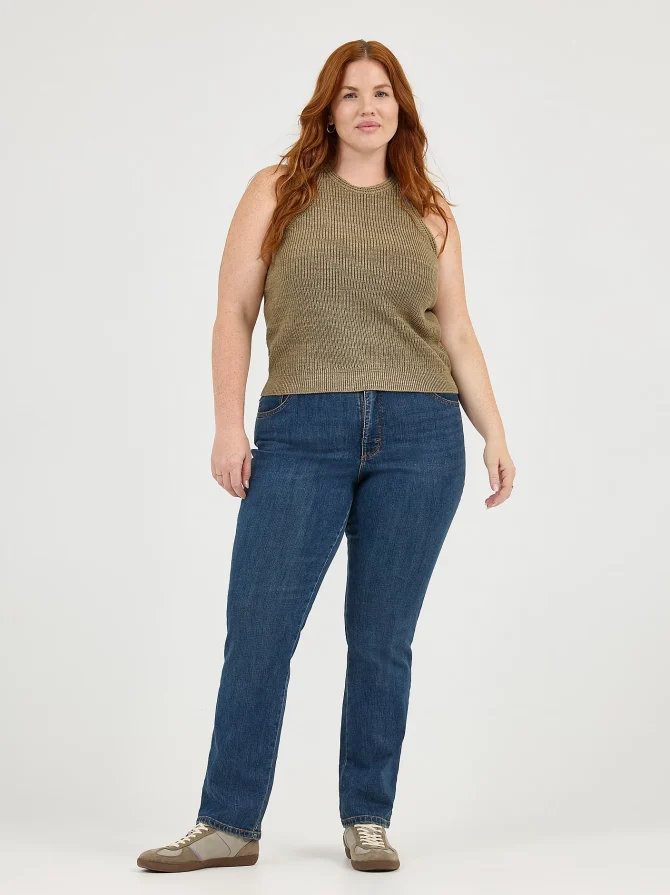 Women's Instantly Slims Relaxed Fit Straight Leg Jean (Plus)