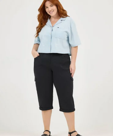 Women’s Relaxed Fit Austyn Cargo Capri (Plus)