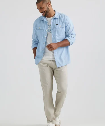 Men's Extreme Motion MVP Straight Fit Flat Front Pant