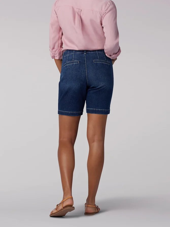 Women's Denim Chino Walkshort - Image 2