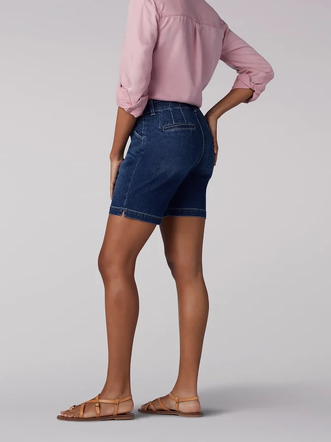 Women's Denim Chino Walkshort - Image 3