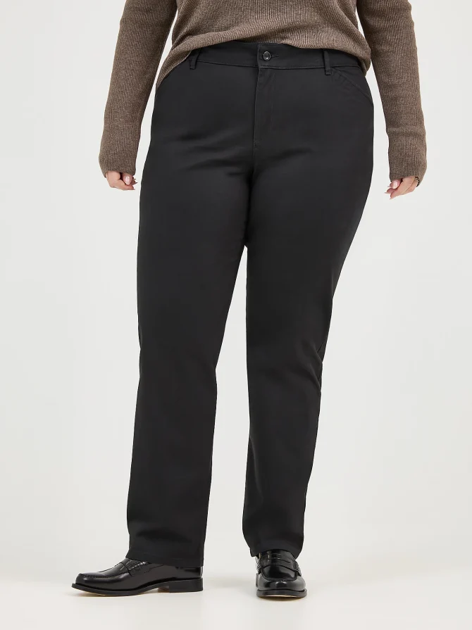 Women’s Relaxed Fit Straight Leg Pant All Day Pant (Plus) - Image 2
