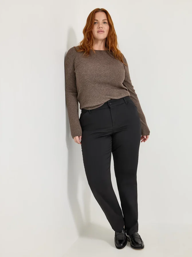 Women’s Relaxed Fit Straight Leg Pant All Day Pant (Plus) - Image 6