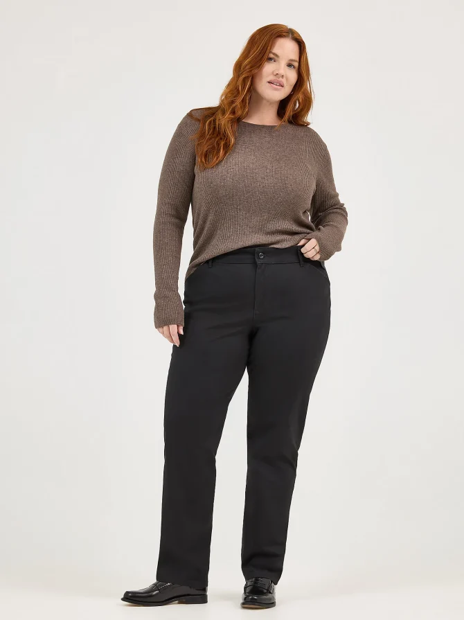 Women’s Relaxed Fit Straight Leg Pant All Day Pant (Plus)